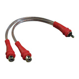 Rca Splitter Audiopipe 1m-2f Clear Installer Series