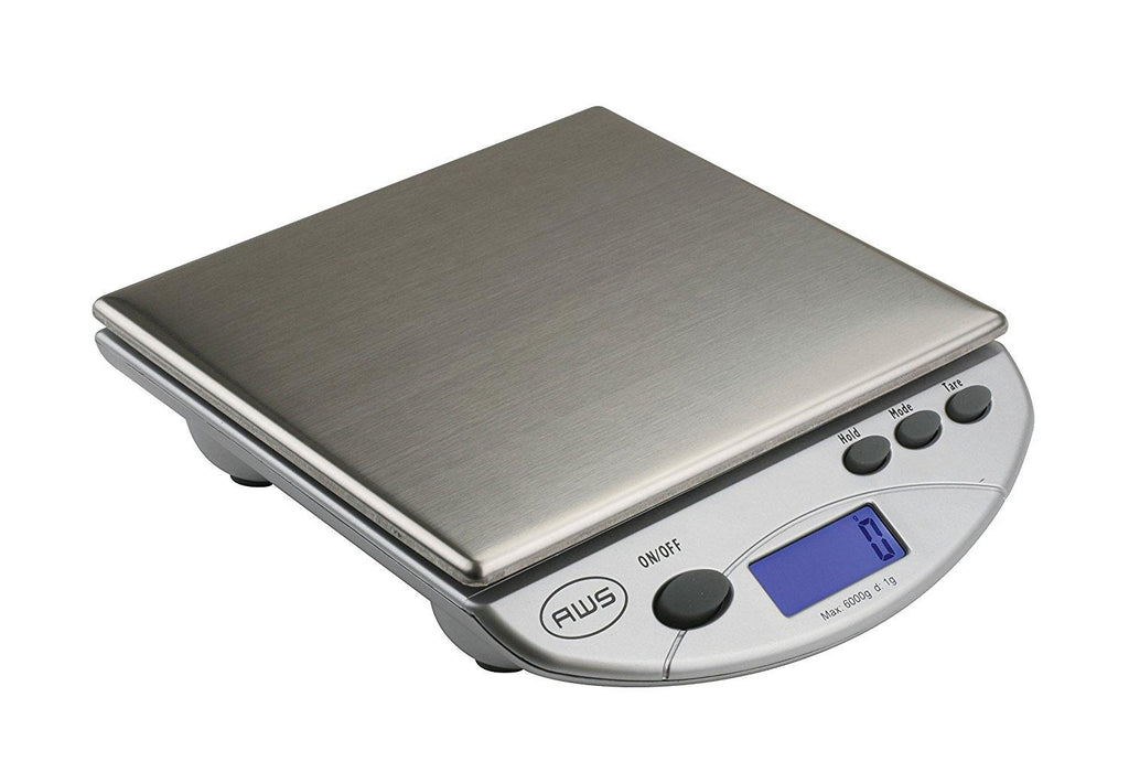 American Weigh Scales Silver Amw13-sl Digital Postal Kitchen Scale 13 Lb By 0.1 Oz