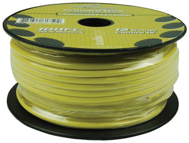 Audiopipe 12 Gauge 100ft Primary Wire Yellow