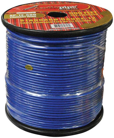 Audiopipe 12 Gauge 500ft Primary Wire Blue