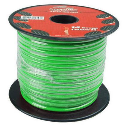 Audiopipe 14 Gauge 500ft Primary Wire Green