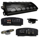 Audiopipe 1800w Class D Amplifier Overload-overheat Protection Remote Woofer Volume Control