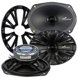 Audiopipe 6x9" Low Mid Frequency Loudspeakers (sold In Pairs) 125w Rms 8ohms