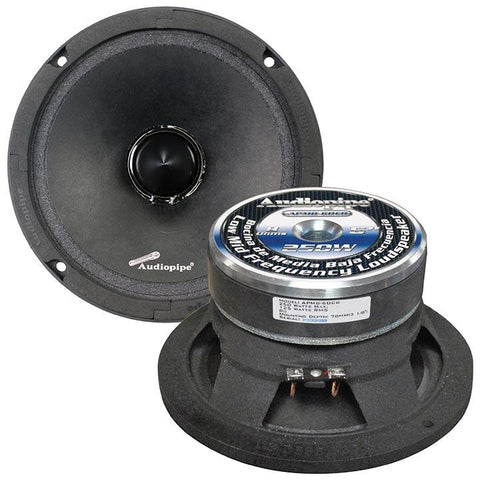 Audiopipe 6" Low Mid Frequency Loudspeakers (each) 250w Max