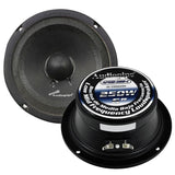 Audiopipe Midbass 6" 125w Rms Sealed Back Speaker Sold Each