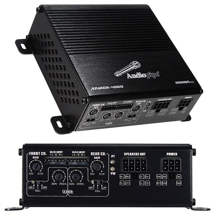 Audiopipe 4 Channel Micro Amplifier 1000 Watts