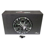 Audiopipe Single 10" Amplified Ported Bass Enclosure  1200 Watts