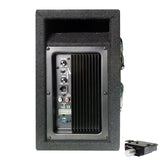 Audiopipe Single 8" Amplified Ported Bass Enclosure 800 Watts