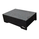 Audiopipe Single 10" Shallow Mount Downfire Loaded Enclosure 400 Watts