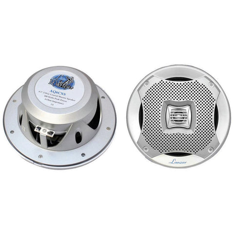 Lanzar 6.5" 2-way Marine Speakers 400w. Silver