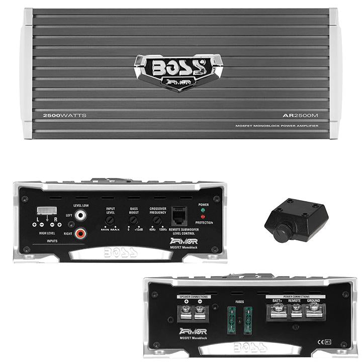 Boss Armor Monoblock Amplifier 2500w Max