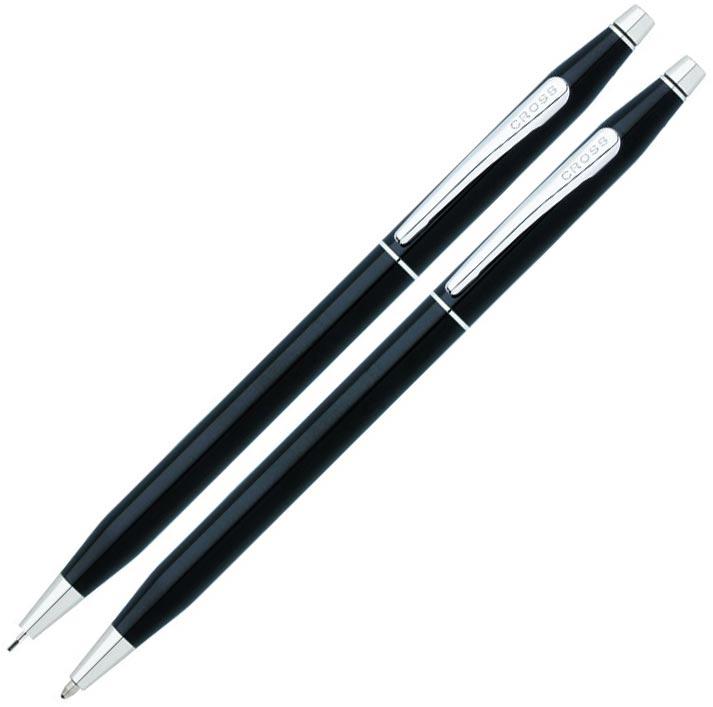 Cross Classic Century Black Lacquer Pen-pencil Set