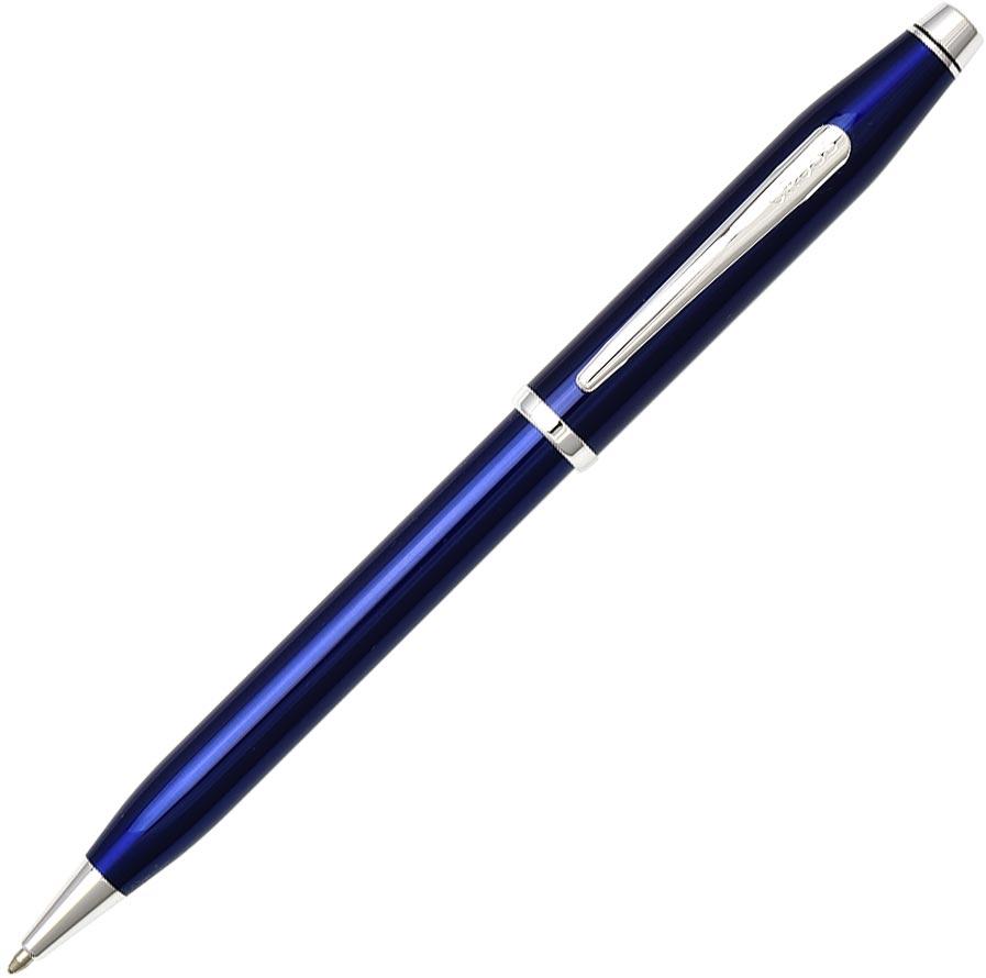 Cross Century Ii Translucent Blue Lacquer Ballpoint Pen