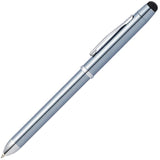 Cross Tech3+ Engraved Frosty Steel Multifunction Pen (black & Red Pen Pencil & Stylus)