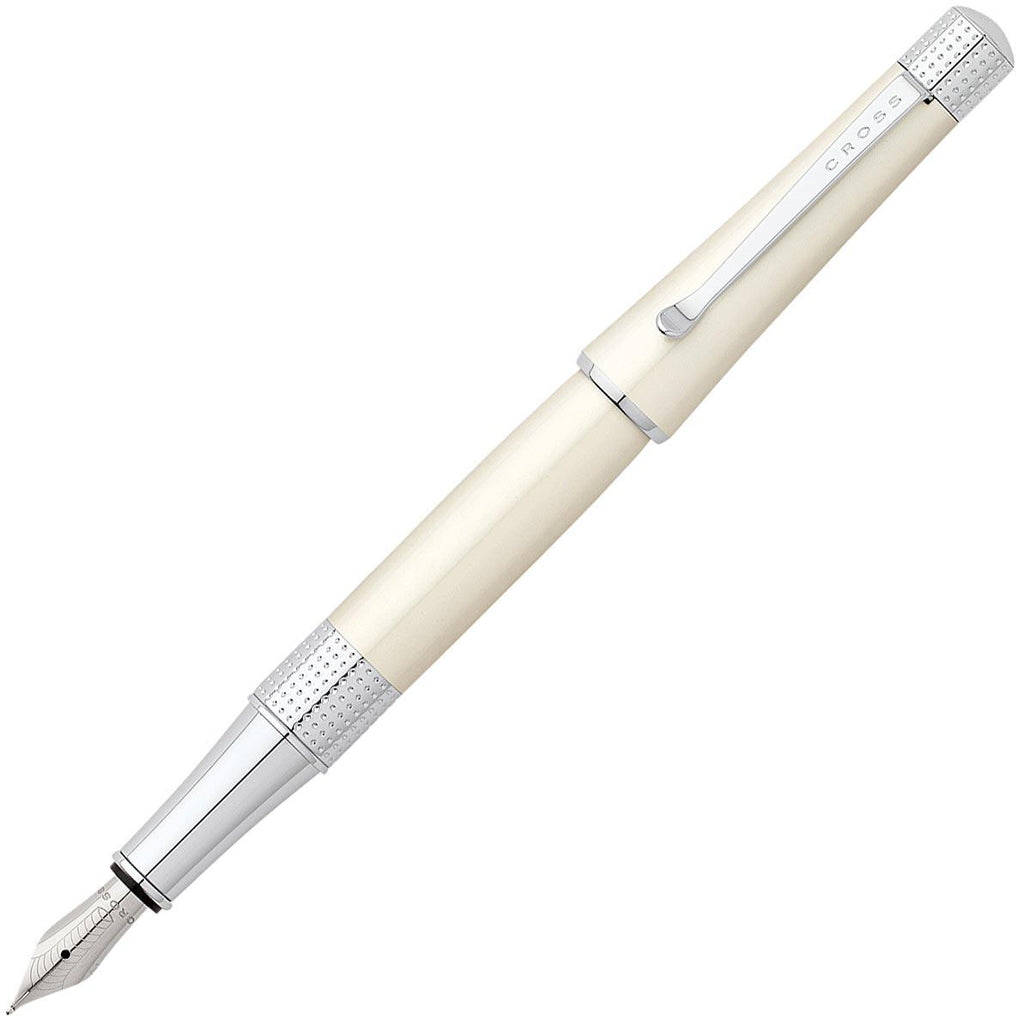 Cross Beverly Pearlescent White Lacquer Fountain Pen