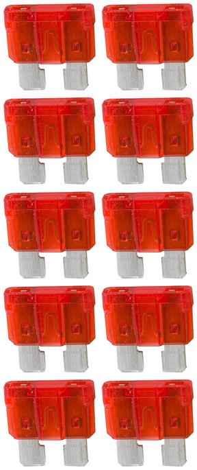 Atc Fuse 10 Amp; 10 Pack Blister; Audiopipe