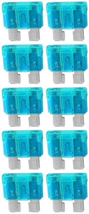 Atc Fuse 15 Amp; 10 Pack Blister; Audiopipe