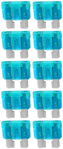 Atc Fuse 15 Amp; 10 Pack Blister; Audiopipe