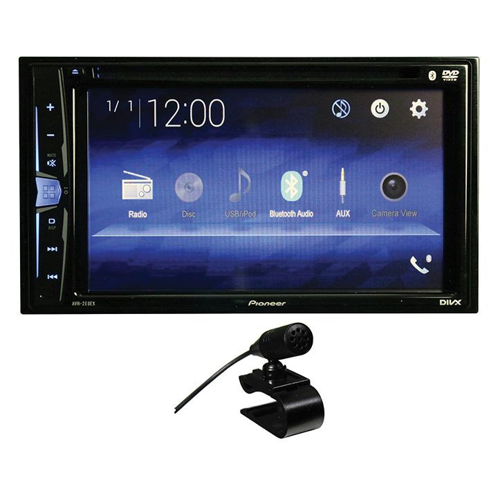 Pioneer 6.2" Ddin Dvd Receiver W-btrearcam Inrear Usb & Aux