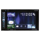 Pioneer 6.2" D.din Nav Receiver W-btapple Carplay Sat Rdy