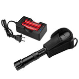 Barska 2000 Lum. Flx Flashlight 2x18650 Batteries Charger