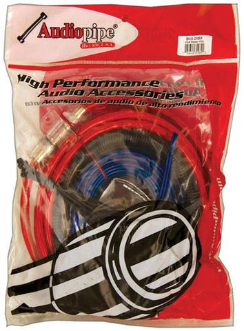 Amp Wiring Kit Audiopipe 10ga 700watts W-rca Cables