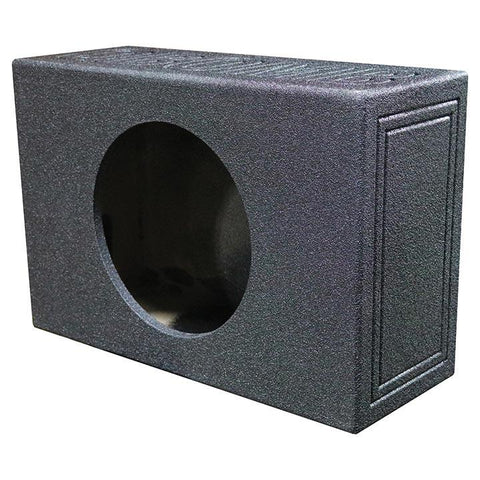 Qpower Single 12" Shallow Vented Woofer Box With An Outer Carton