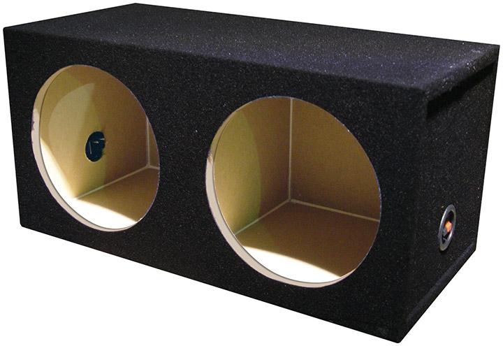 Qpower Dual 10" Woofer Box 2 Hole With Outer Carton