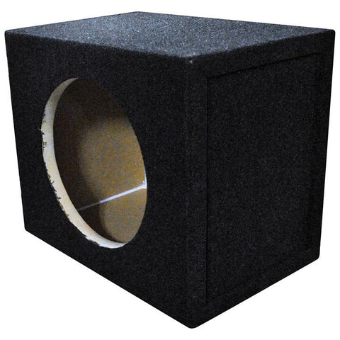 Qpower Single 8" Sealed Woofer Box Boxed