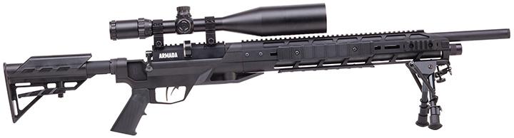 Benjamin Armada (black) Multi-shot Bolt Action Hunting Air Rifle With M-lok Interface 4-16x56 Scope