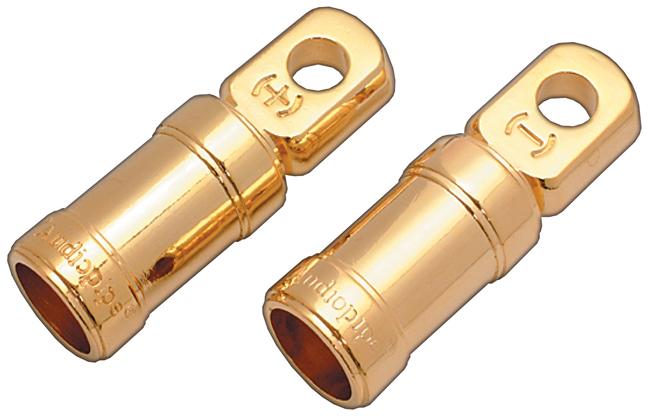 2 Pk Ring Terminals Audiopipe Screw Type 0ga.x3-8"