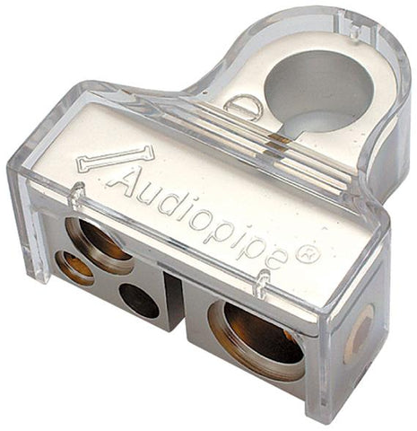 Battery Terminal Audiopipe Negative - Platinum Finish