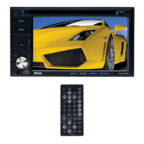 Boss 6.2" Ddin Touchscreen Bluetooth Usb-sd Remote