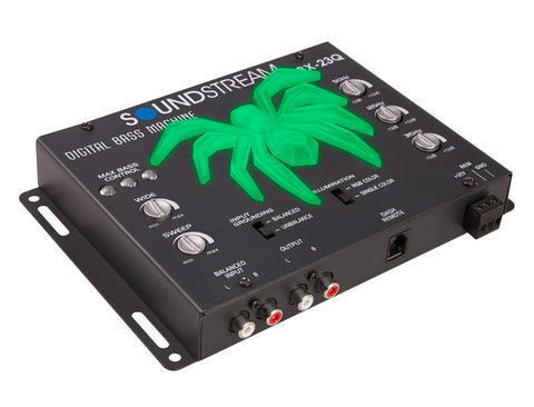 Soundstream Premium Bass Reconstruction Processor W- 3 Band Eq & Rgb Led Tarantula