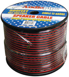 Speaker Cable 12ga. 500' Audiopipe;red + Black