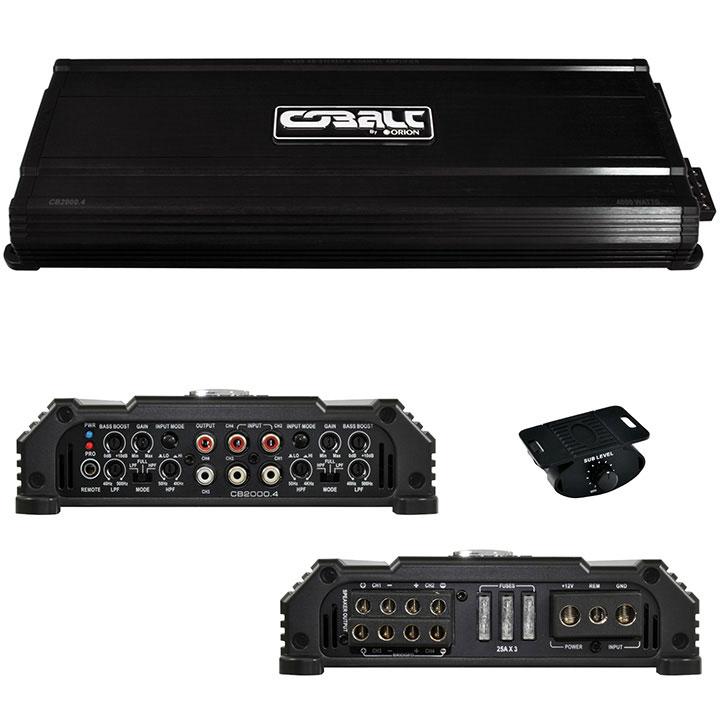 Orion Cobalt 4 Channel Amplifier 2000w Max