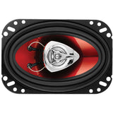 Boss 4x6" Speaker 2-way Red Poly Injection Cone