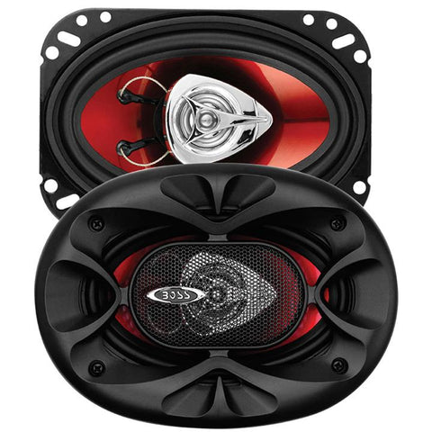 Boss 4x6" Speaker 2-way Red Poly Injection Cone