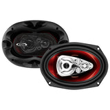 Boss 6x9 Speaker 5-way Red Poly Injection Cone