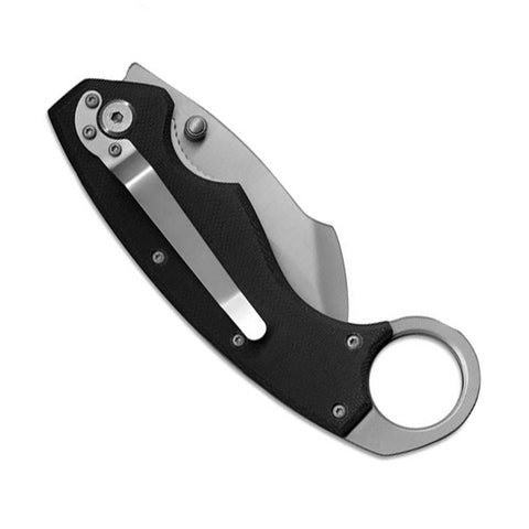 S&w Ck33 Extreme Ops Karambit 3" Bead Blast Blade Black G10 Handles