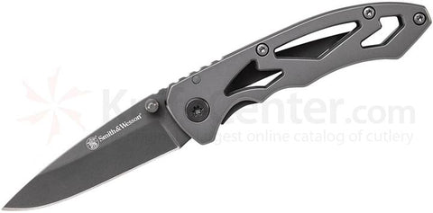 Smith & Wesson Frame Lock Drop Point Folding Knife