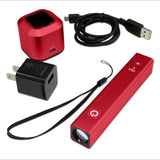 Noco 250 Lumen Led Flashlight And Battery Pack (red)