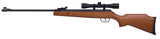 Crosman Optimus (wood)spring Powered Break Barrel Air Rifle With 4x32 Scope