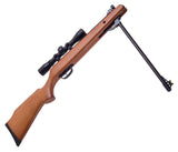 Crosman Optimus (wood)spring Powered Break Barrel Air Rifle With 4x32 Scope