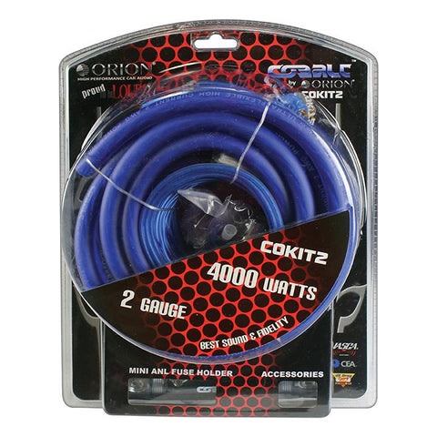 Cobalt Orion Complete Amplifier Kit 2 Gauge 4000 Watts