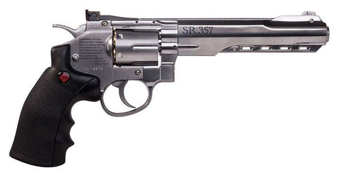 Crosman Sr357 (silver)co2 Powered Full Metal Air Revolver
