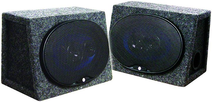 Speaker Enclosure 6x9" Loaded Xxx *pair Packed*