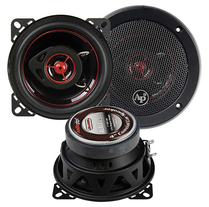 Audiopipe Redline Speaker 4" 2-way (pair) 100 Watt Pp Cone