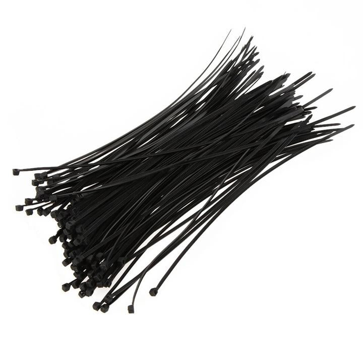 18" Black Wire Ties (100 Pcs.)