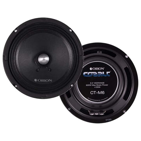 Orion Cobalt 6.5" Midrange 600 Watts Pair Packed